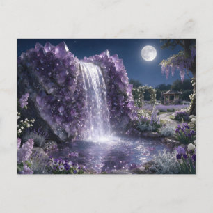 Carte Postale Cascade d'améthyste de février