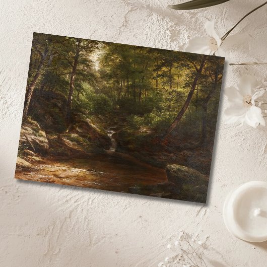 Carte Postale Cascade dans la forêt - George Hetzel