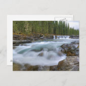 Carte Postale Cascade Dans La Rivière Des Moutons Dans Les Roche (Devant / Derrière)