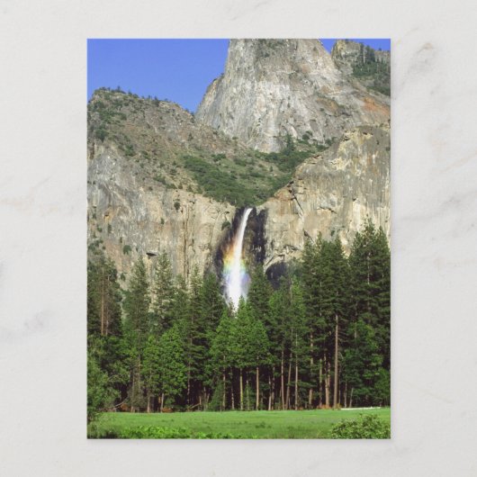 Carte Postale Cascade dans le parc national de Yosemite, Califor (Devant)