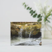 Carte Postale Cascade dans les montagnes Blue Ridge (Debout devant)