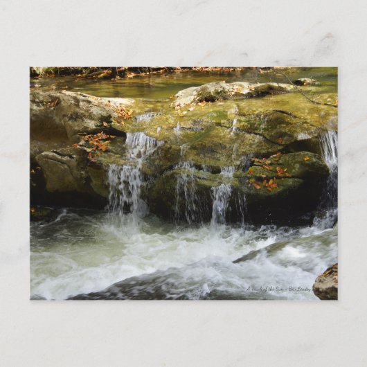 Carte Postale Cascade dans les montagnes Blue Ridge (Devant)