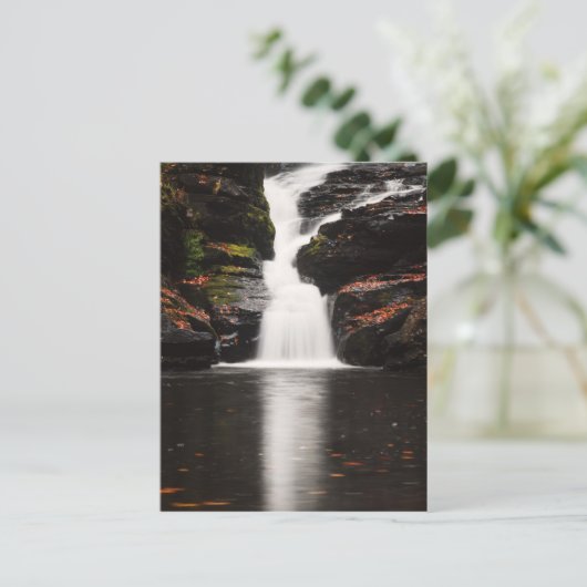 Carte Postale Cascade dans les Poconos de Pennsylvanie (Debout devant)