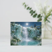 Carte Postale Cascade d'aquamarine de mars (Debout devant)