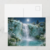 Carte Postale Cascade d'aquamarine de mars (Devant / Derrière)