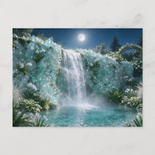 Carte Postale Cascade d'aquamarine de mars