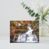 Carte Postale Cascade d'automne (Debout devant)