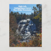 Carte Postale Cascade d'automne High Falls DuPont State Forest N (Devant)