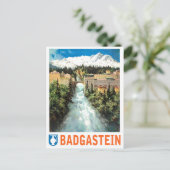 Carte Postale cascade de Bad Gastein, Autriche (Debout devant)