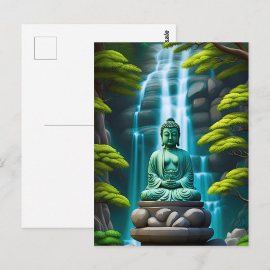 Carte Postale Cascade de Bouddha (Devant / Derrière)