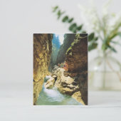Carte Postale Cascade de Burggraben-Klamm (Debout devant)