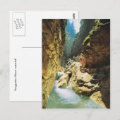 Carte Postale Cascade de Burggraben-Klamm (Devant / Derrière)