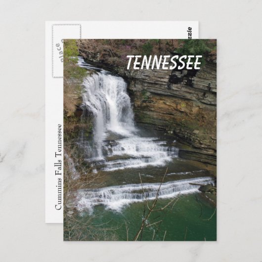 Carte Postale Cascade de Cummins (Devant / Derrière)