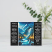 Carte Postale Cascade de Desiderata Calme (Debout devant)