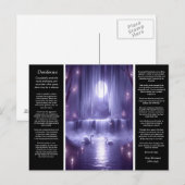 Carte Postale Cascade de Desiderata : Calme Sunset Cove (Devant / Derrière)