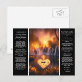 Carte Postale Cascade de Desiderata : Calme Sunset Cove (Devant / Derrière)