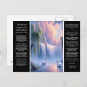 Carte Postale Cascade de Desiderata : Pastel Sky Dreams (Devant / Derrière)