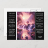 Carte Postale Cascade de Desiderata : Ruée de la Vallée Cachée (Devant / Derrière)