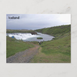 Carte Postale Cascade de Faxi (Vatnsleysufoss), Islande