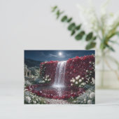 Carte Postale Cascade de grenat de janvier          (Debout devant)