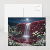 Carte Postale Cascade de grenat de janvier          (Devant / Derrière)