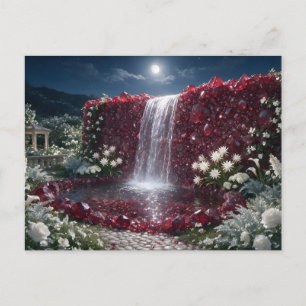 Carte Postale Cascade de grenat de janvier
