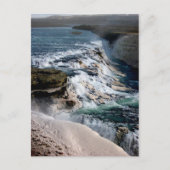 Carte Postale Cascade de Gull Foss Islande (Devant)