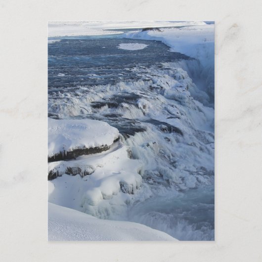 Carte Postale Cascade de Gullfoss (Devant)