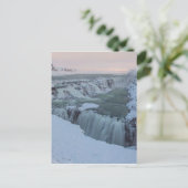 Carte Postale Cascade de Gullfoss en Islande (Debout devant)