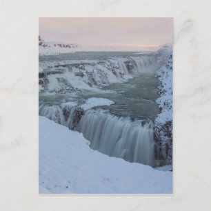 Carte Postale Cascade de Gullfoss en Islande