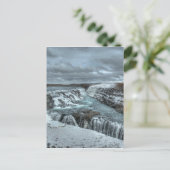 Carte Postale Cascade de Gullfoss, Islande (Debout devant)