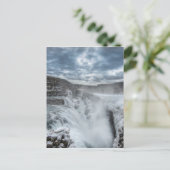 Carte Postale Cascade de Gullfoss, Islande (Debout devant)