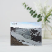 Carte Postale Cascade de Gullfoss, Islande (Debout devant)