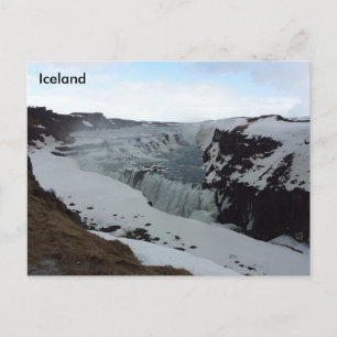 Carte Postale Cascade de Gullfoss, Islande