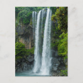 Carte Postale Cascade de Jeongbang, Corée du Sud (Devant)