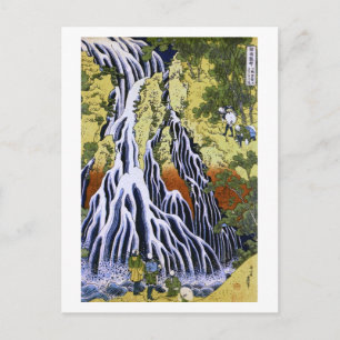 Carte Postale Cascade de Kirifuri Hokusai Art japonais