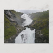 Carte Postale Cascade de Kjosfossen, Flåm, Norvège (Devant)