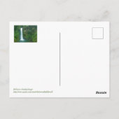 Carte Postale Cascade de La Paz, Costa Rica (Dos)