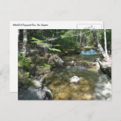 Carte Postale Cascade de la rivière Pemigewasset III (Devant / Derrière)