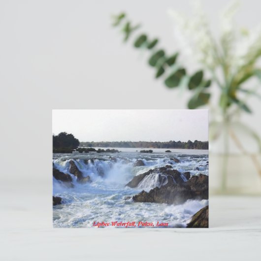 Carte Postale Cascade de Liphee (Debout devant)