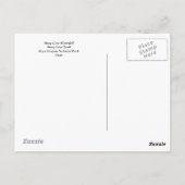 Carte Postale Cascade de Mossy Cave (Dos)