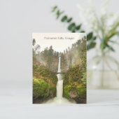 Carte Postale Cascade de Multnomah Falls Oregon (Debout devant)