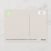 Carte Postale Cascade de passage de Connor, Dingle, Cie. Kerry, (Dos)