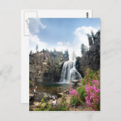 Carte Postale Cascade de Rainbow Falls - Devils Postpile - Sierr (Devant / Derrière)