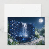 Carte Postale Cascade de saphir de septembre (Devant / Derrière)