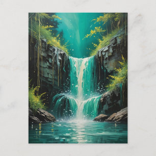Carte Postale Cascade de sérénité