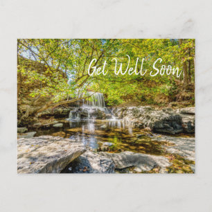 Carte Postale Cascade de Tanyard Creek en automne Prompt rétabl