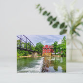 Carte Postale Cascade de War Eagle Creek Merci (Debout devant)