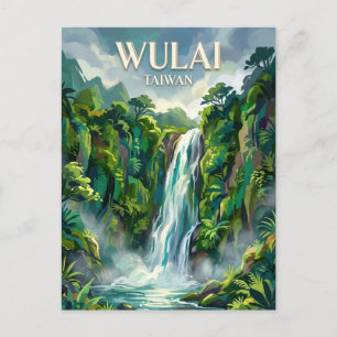 Carte Postale Cascade de Wulai Taïwan