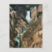 Carte Postale Cascade de Yellowstone (Devant)